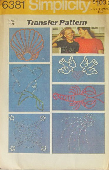 TRANSFERS FOR RHINESTONES, NAILHEADS AND SEQUINS--ONE SIZE