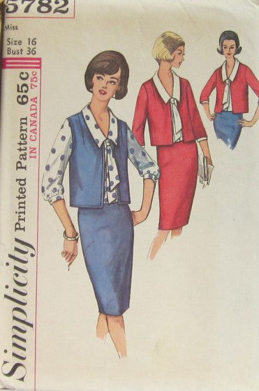 MISSES JACKET BLOUSE AND SKIRT