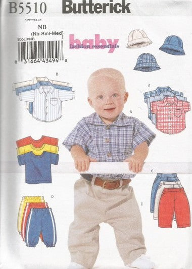 INFANTS' SHIRT, T-SHIRT, PANTS AND HAT
