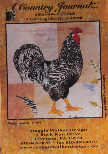 HAMBURG SILVER SPANGLED BREED