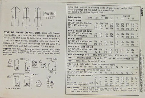 TEENS AND JUNIORS DRESS