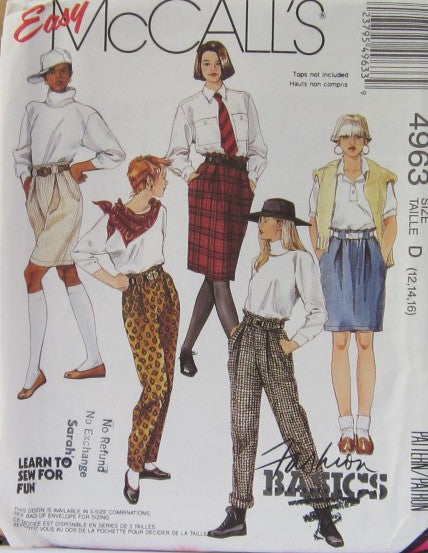 MISSES SKIRTS PANT OR SHORTS