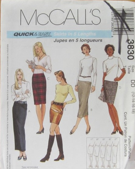 MISSES SKIRT IN FIVE LENGTHS