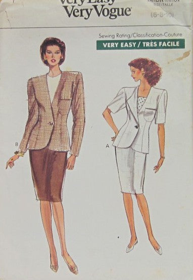 MISSES' JACKET AND SKIRT