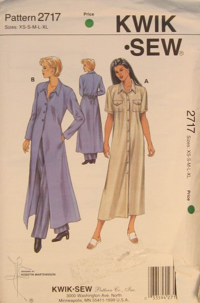 MISSES DRESS ANDDUSTER