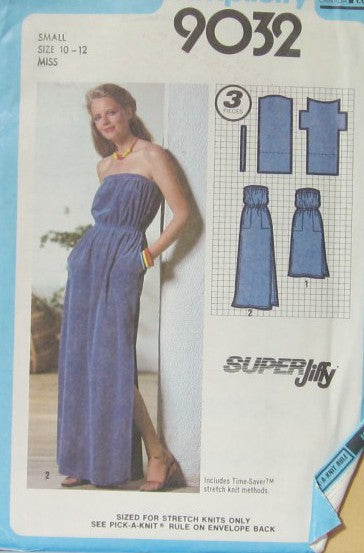 MISSES' SUPER JIFFY PULLOVER DRESS IN TWO LENGTHS