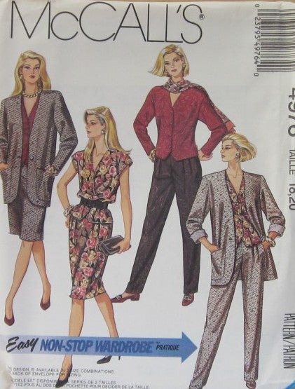 MISSES JACKET BLOUSE SKIRT AND PANTS