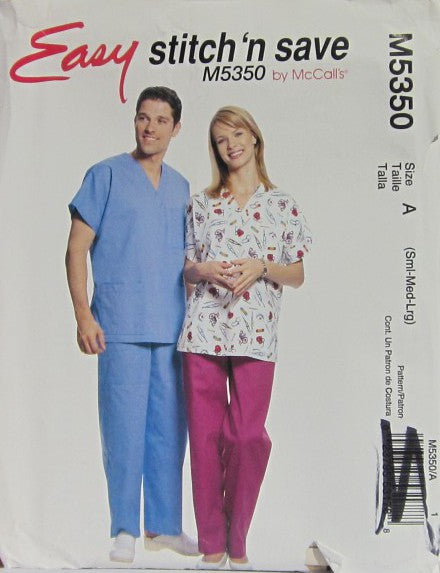 MISSES' AND MEN'S TOP AND PULL-ON PANTS