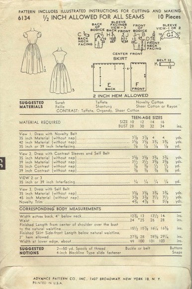 HALF INCH ALLOWED FOR ALL SEAMS