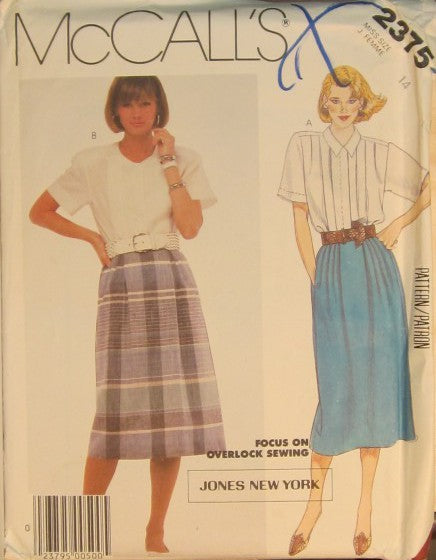 MISSES' BLOUSES AND SKIRT