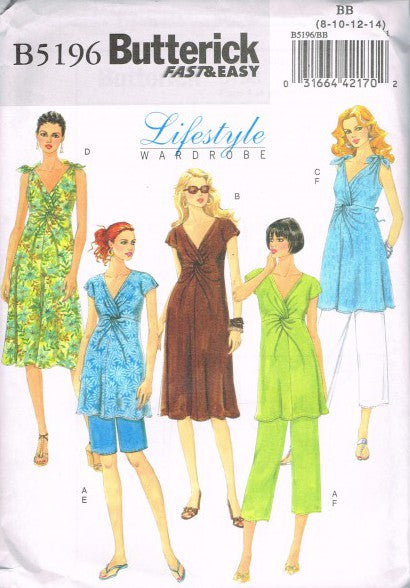 MISSES' MATERNITY TOP, DRESS, SHORTS AND PANTS