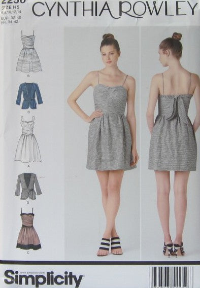 MISSES DRESS IN TWO LENGTHS JACKET AND TIE BELT