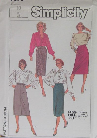MISSES' SLIM SKIRT IN TWO LENGTHS