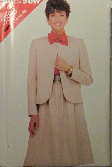 MISSES JACKET AND SKIRT