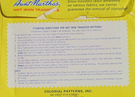 HOT IRON TRANSFERS
