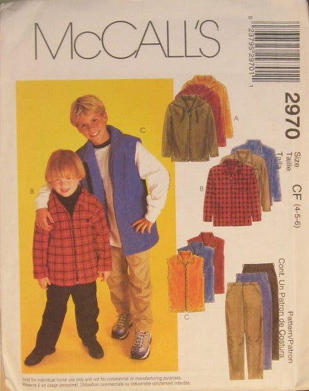 CHILDRENS AND BOYS JACKET VEST AND PANTS