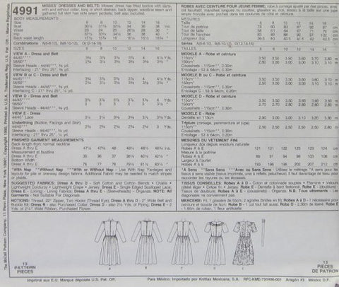 MISSES DRESSES