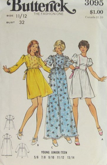 YOUNG JUNIOR/TEEN DRESS