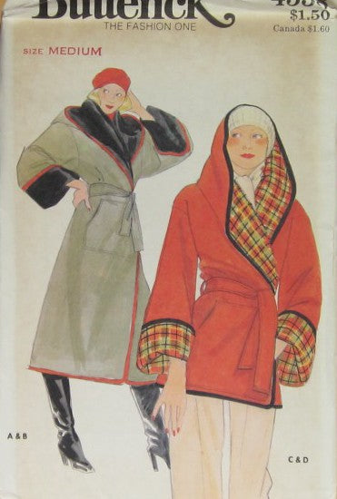 MISSES' REVERSIBLE COAT, JACKET AND BELT