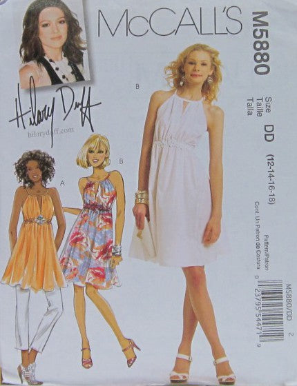 MISSES' LINED TUNIC AND DRESS