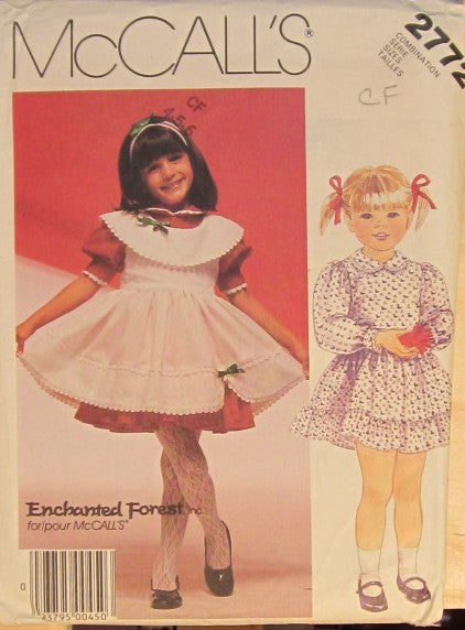 TODDLERS AND CHILDRENS DRESS AND PINAFORE