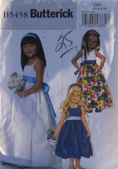 CHILDRENS/GIRLS DRESS SASH AND HEADBAND