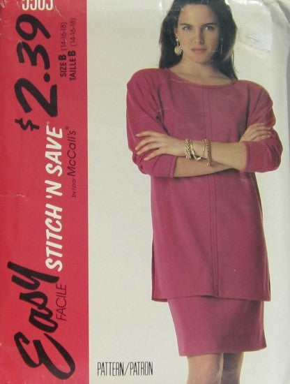 MISSES' TWO-PIECE DRESS