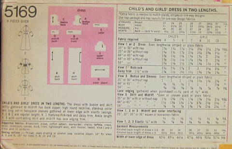 CHILDS AND GIRLS DRESS