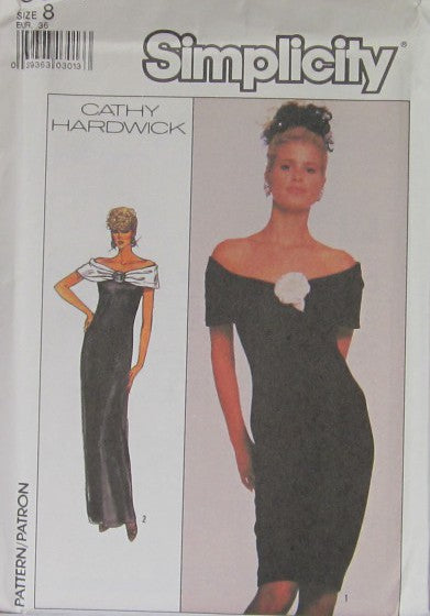 MISSES' SEMI-FITTED LINED DRESS IN TWO LENGTH
