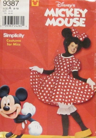 MISSES MINNIE MOUSE COSTUME