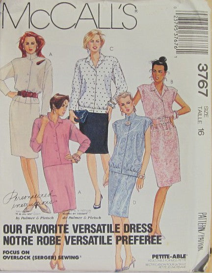 MISSES DRESS BLOUSE AND SKIRT