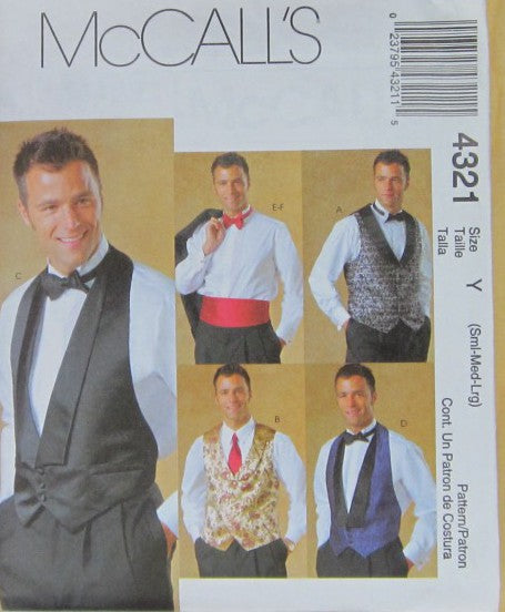 MENS' LINED VESTS, BOW TIE CUMMERBUND