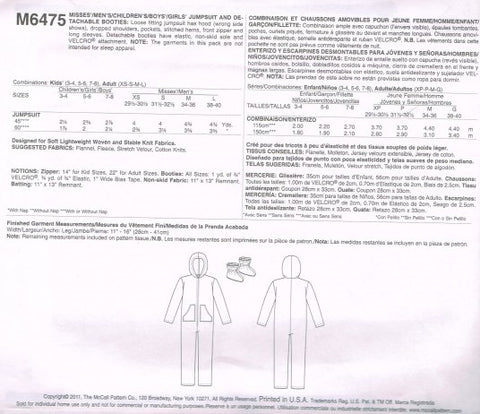 MISSES'/MEN'S/CHILDREN'S/BOYS'/GIRLS' JUMPSUIT AND DETACHABLE