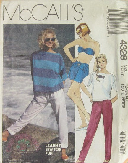 MISSES TOP PANTS SHORTS AND TRANSFER