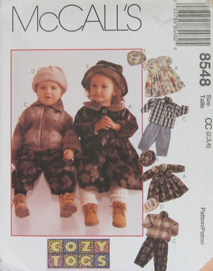 TODDLERS UNLINED JACKET DRESS PANTS CAP AND HAT