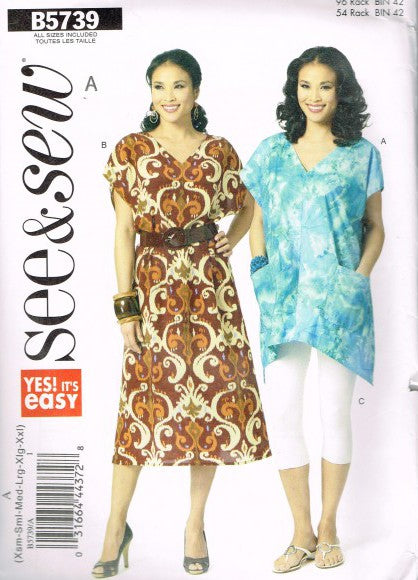 MISSES' TOP, DRESS AND PANTS