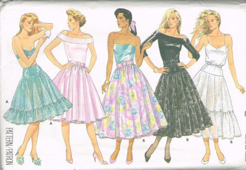 MISSES' PETTICOAT AND SKIRT
