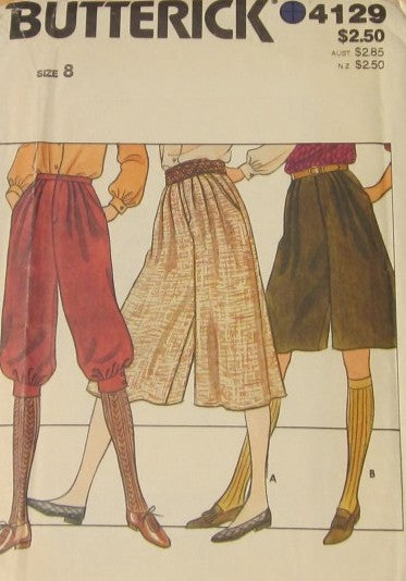 MISSES CULOTTES AND KNICKERS