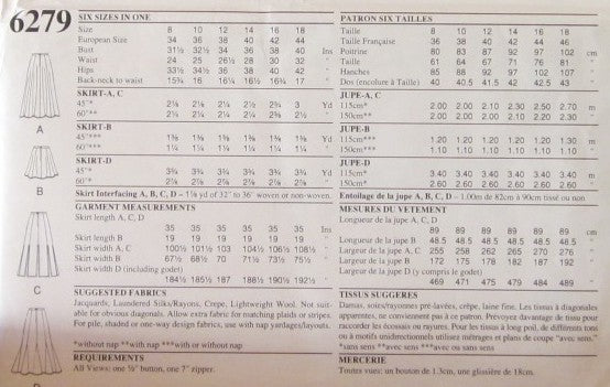 Pattern Sixe SIX SIZES IN ONE– Sewing Patterns House