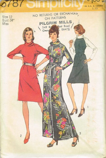 MISS PETITE AND MISSES' DRESS IN TWO LENGTHS