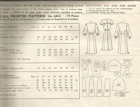 LADIES AND MISSES DRESS