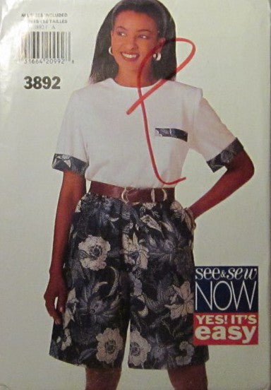 MISSES TOP AND SHORTS