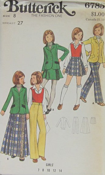 GIRLS JACKET SKIRT