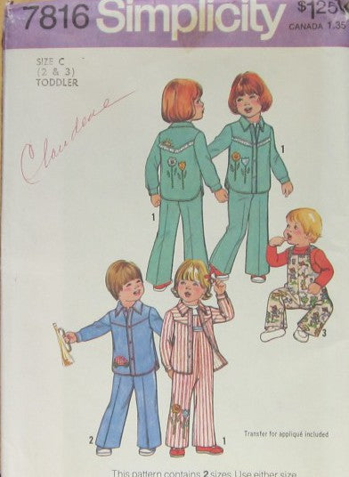TODDLERS COVERALLS AND SHIRT