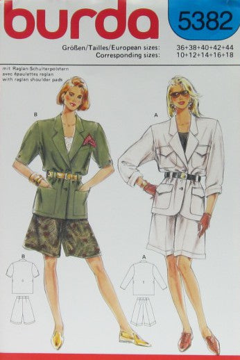 BURDA BERMUDAS JACKET