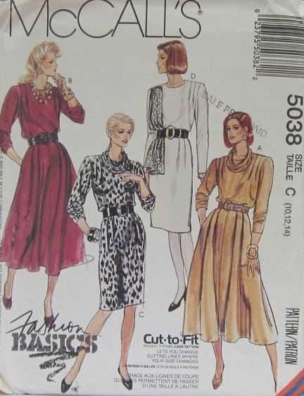 MISSES DRESSES IN TWO LENGTHS AND SCARF