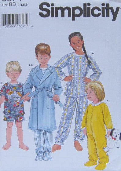 TODDLERS' AND CHILD'S SLEEPWEAR AND ROBE