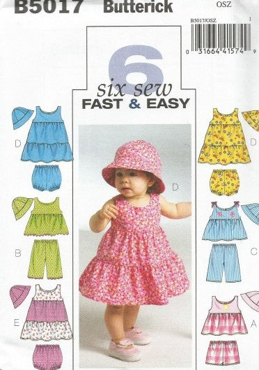 INFANTS' TOP, DRESS, PANTIES, SHORTS, PANTS AND HAT