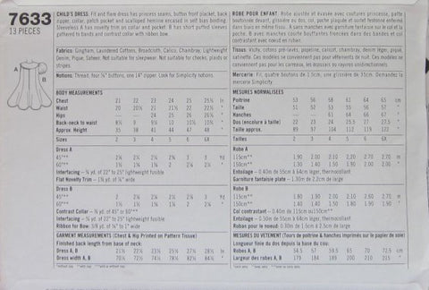 CHILD'S DRESS