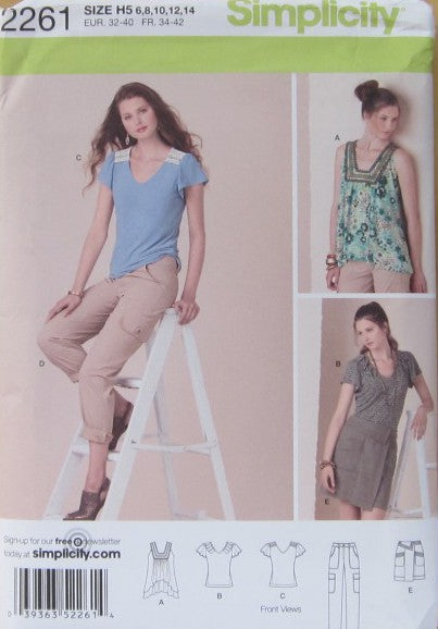 MISSES SKIRT PANTS AND KNIT TOPS